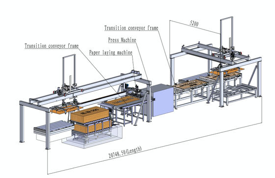 comprar Laminado con prensas en caliente de 6 m de ciclo corto Laminado con prensas en caliente de 160 hojas por hora online manufacture