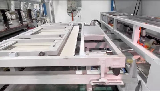 comprar Circuito corto de los muebles de tablero revestimiento máquina de prensado en caliente Melamina Mdf Prensa máquina 80 hojas hora online manufacture