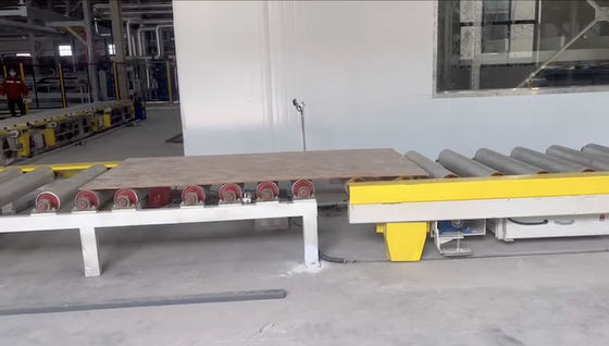 comprar Línea automática de prensa de ciclo corto de melamina para almacenamiento de sustrato 2.75kw online manufacture