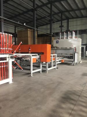 comprar 4'×10' 5'×10' Ciclo corto de laminado de la máquina de prensado en caliente hidráulica online manufacture