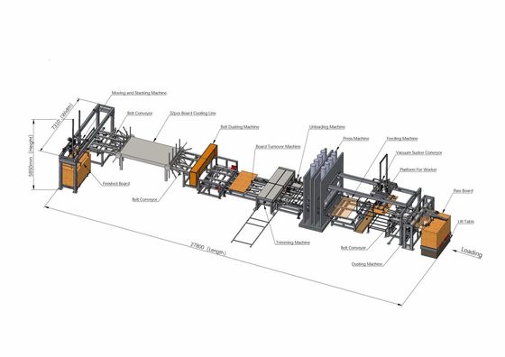 Máquina de prensado en caliente para madera contrachapada de 1600 toneladas