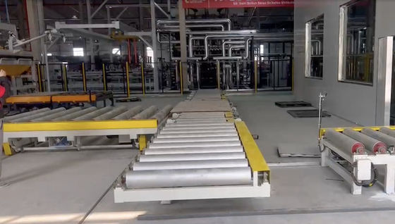 4×8 Tablero artificial MDF Prensa de ciclo corto Máquina de línea automática Producción de paneles de madera